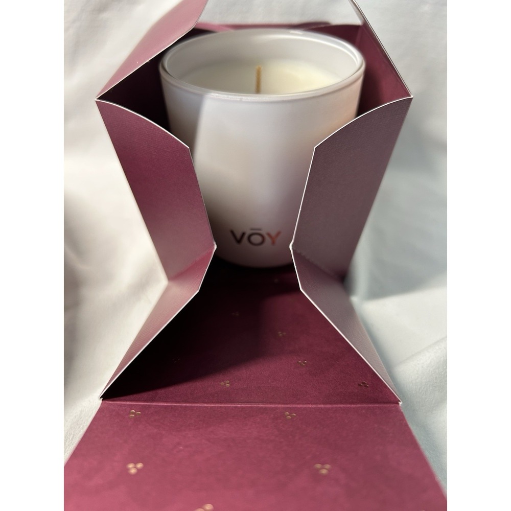 VOY SOY CANDLE Mistletoe & Oakmoss 8 OZ  55 Hours BURNING New IN BOX M16